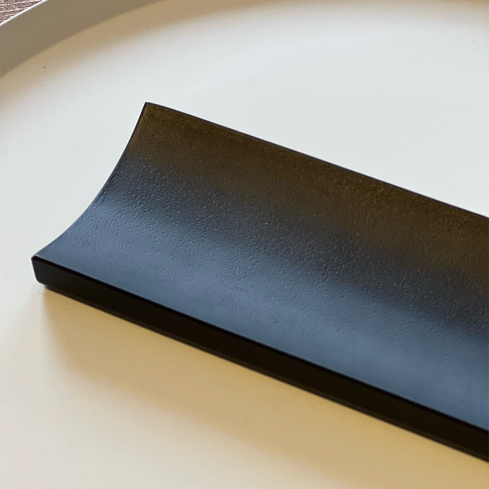 マットカラーおしぼりトレーブラック