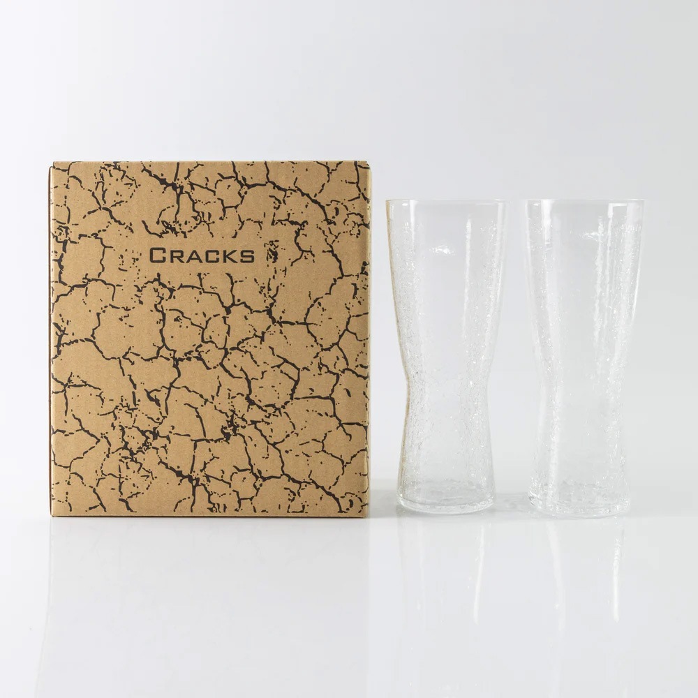 CRACKS　ビアグラスペア