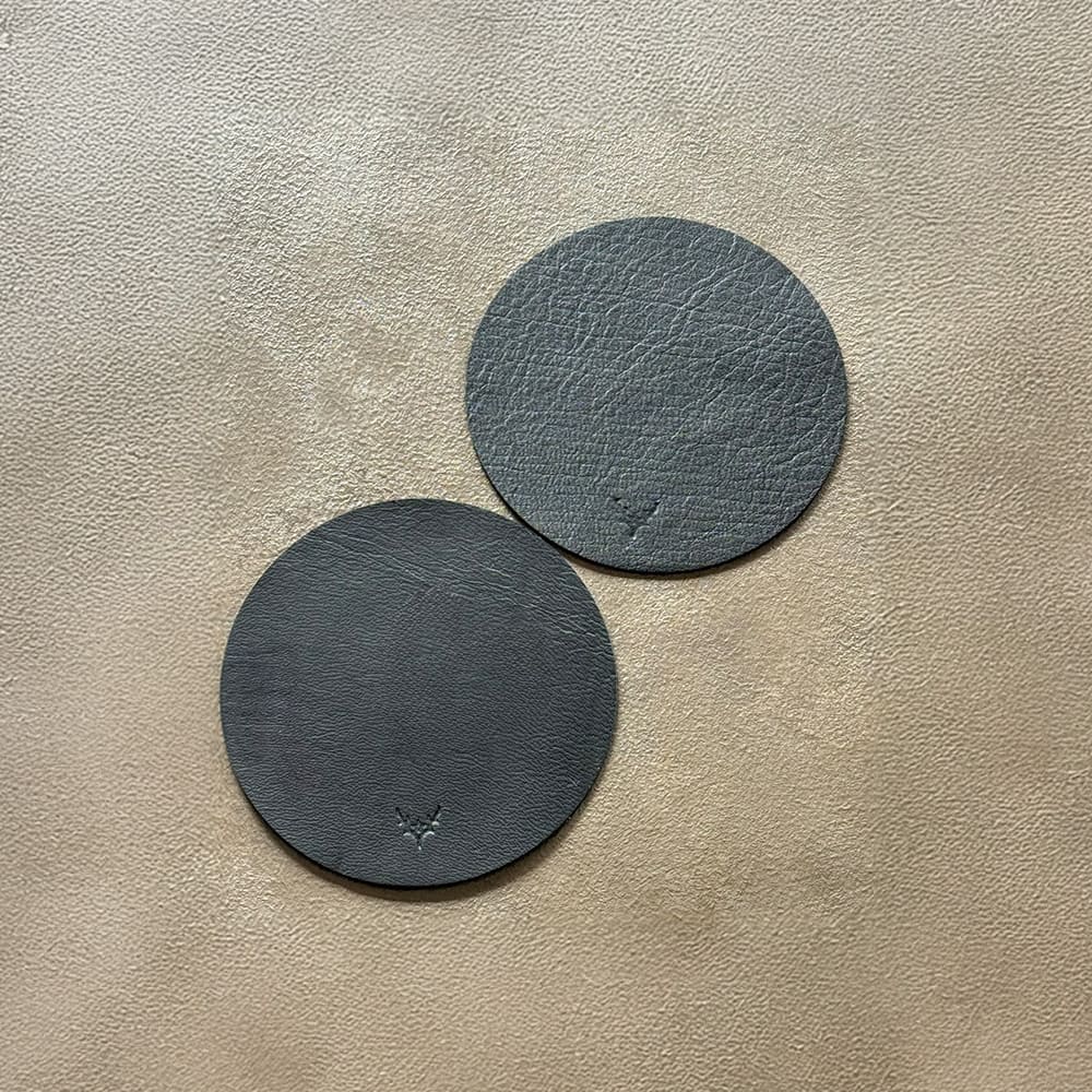 エゾシカ革のコースター