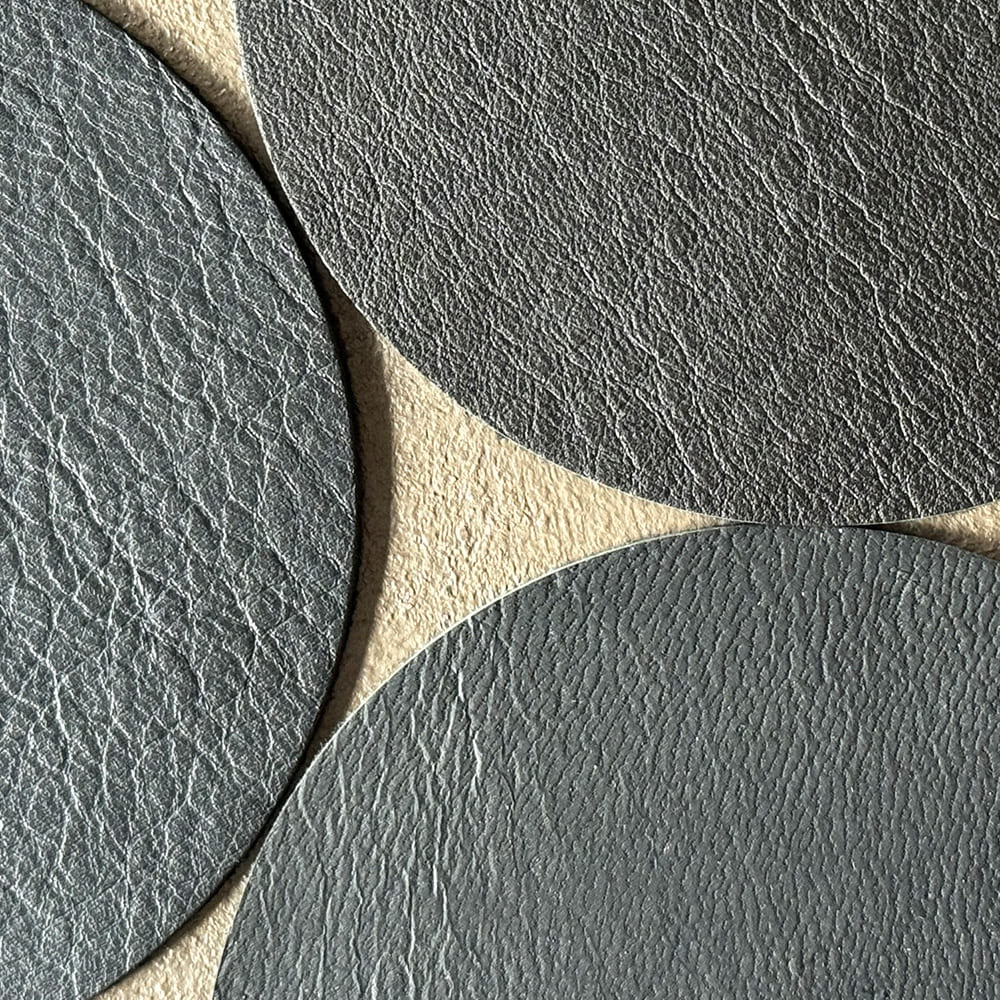 エゾシカ革のコースター