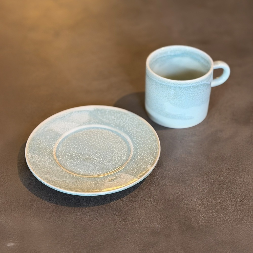 シクラメンテ　パリスグリーン　コーヒーカップ＆ソーサー