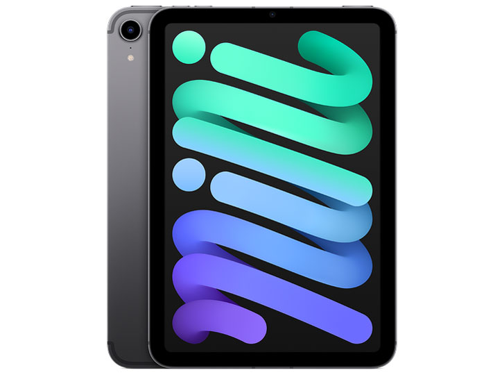 AppleiPad mini 8.3インチ 第6世代 Wi-Fi+Cellular 64GB 2021年秋モデル MK893J/A SIMフリー [スペースグレイ] Y通常配送商品