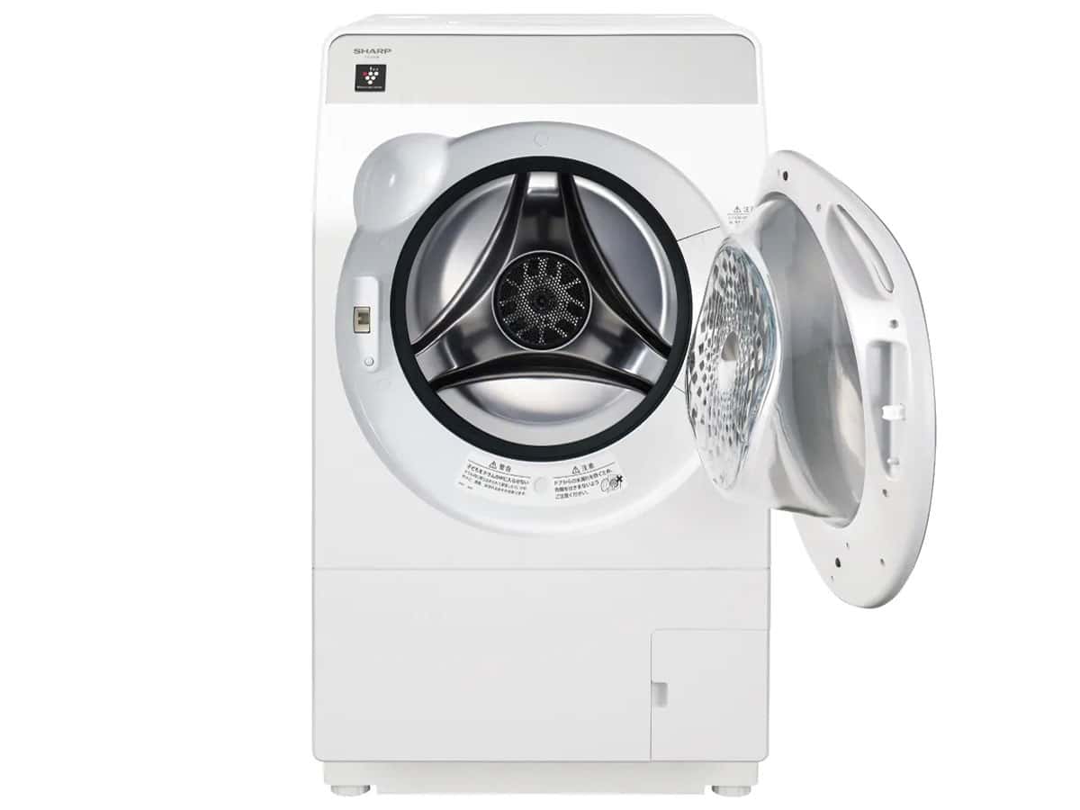 シャープES-K10B-WR [クリスタルホワイト] 大型配送商品