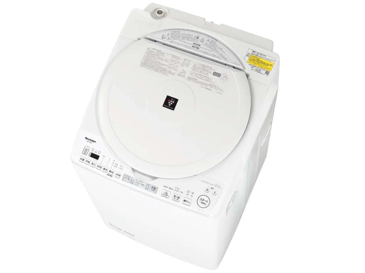 シャープ穴なし槽 ES-TX8J-W [ホワイト系] 通常配送商品