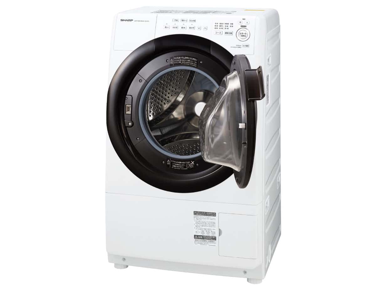 シャープES-S7H-WR [クリスタルホワイト] 大型配送商品