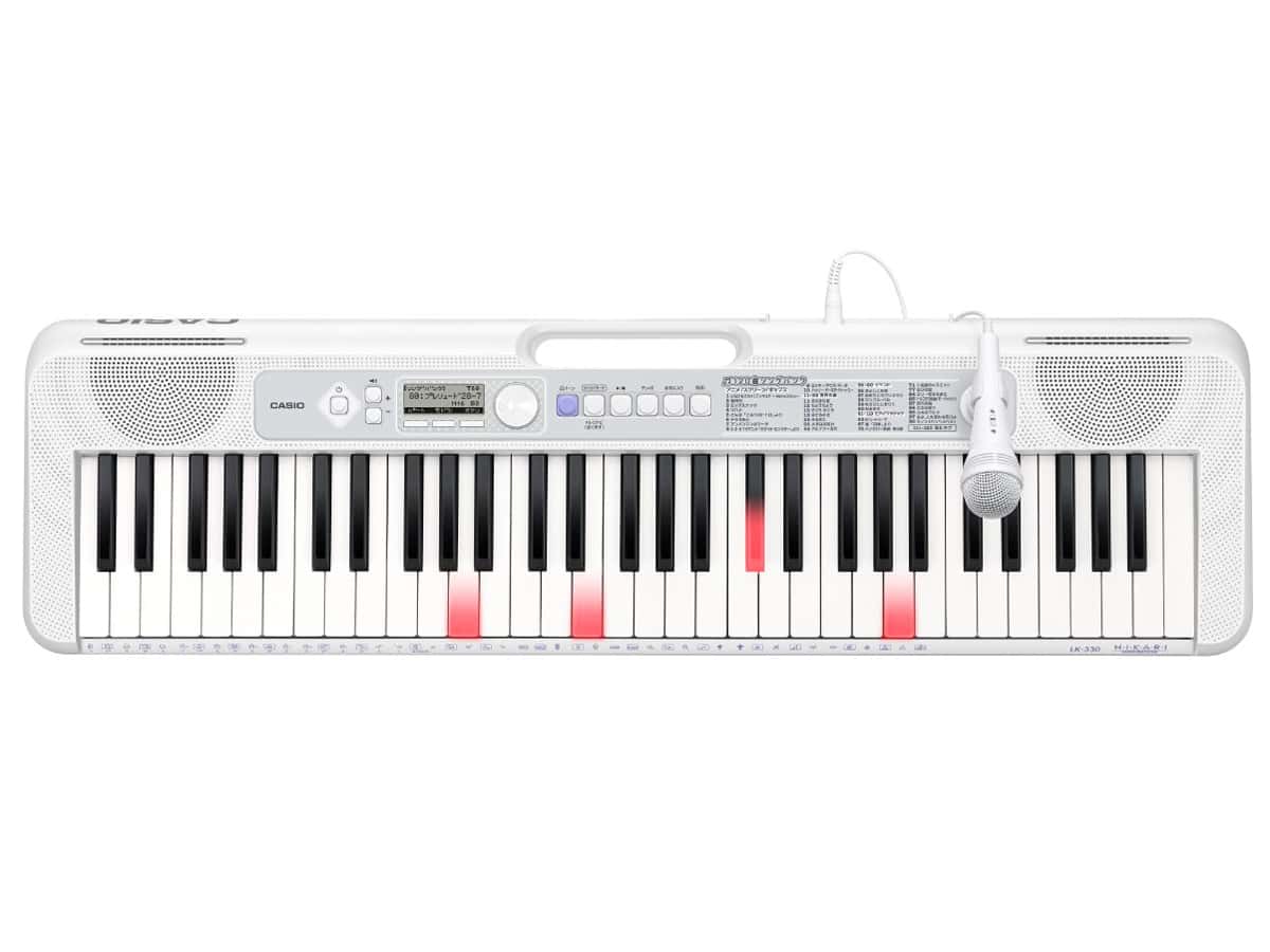 カシオCasiotone 光ナビゲーションキーボード LK-330 [ホワイト] Y通常配送商品