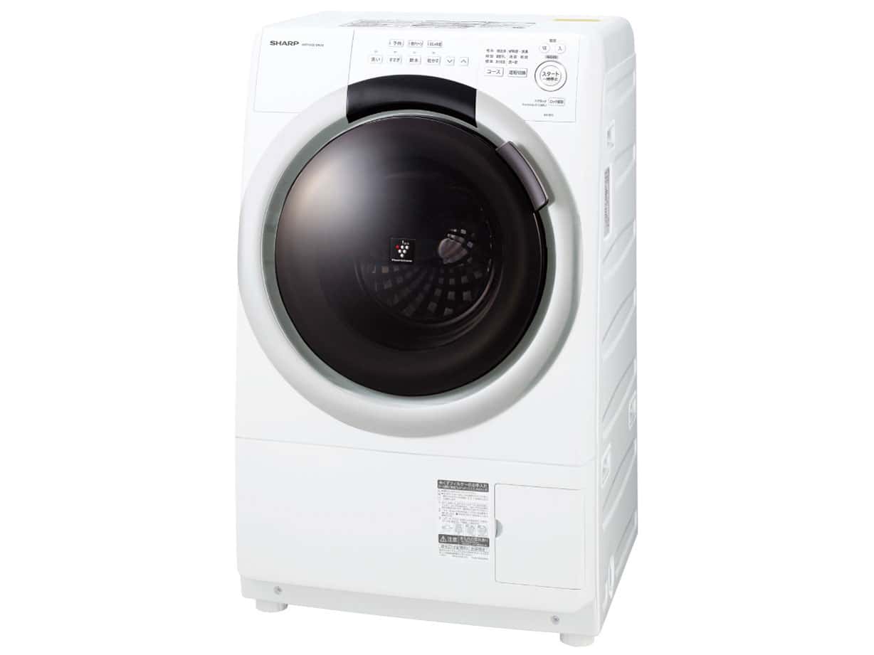 シャープES-S7J-WL [クリスタルホワイト] 大型配送商品