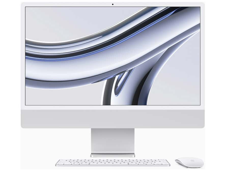 AppleiMac 24インチ Retina 4.5Kディスプレイモデル MQRK3J/A [シルバー] Y通常配送商品