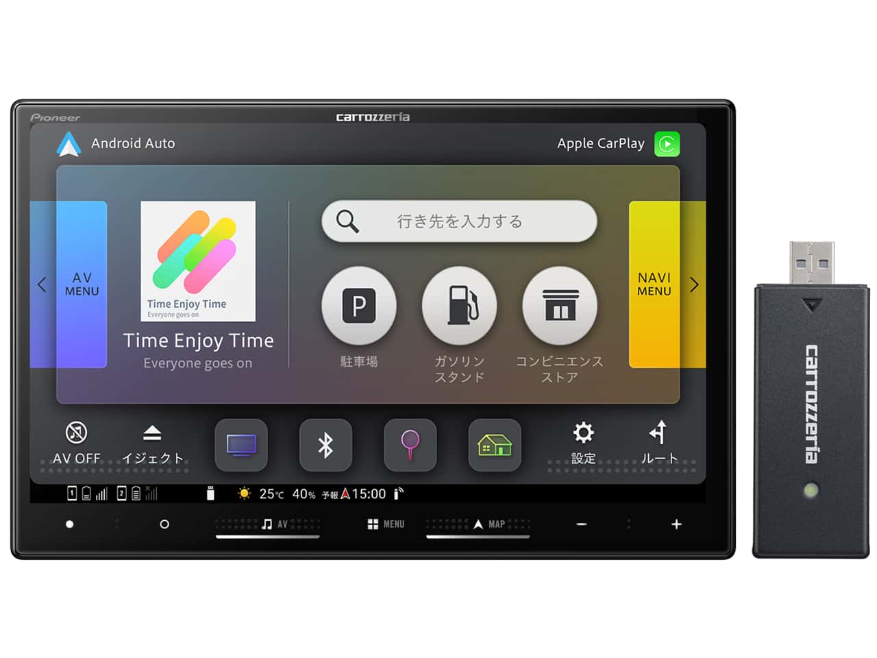 パイオニア楽ナビ AVIC-RL722-DC Y通常配送商品