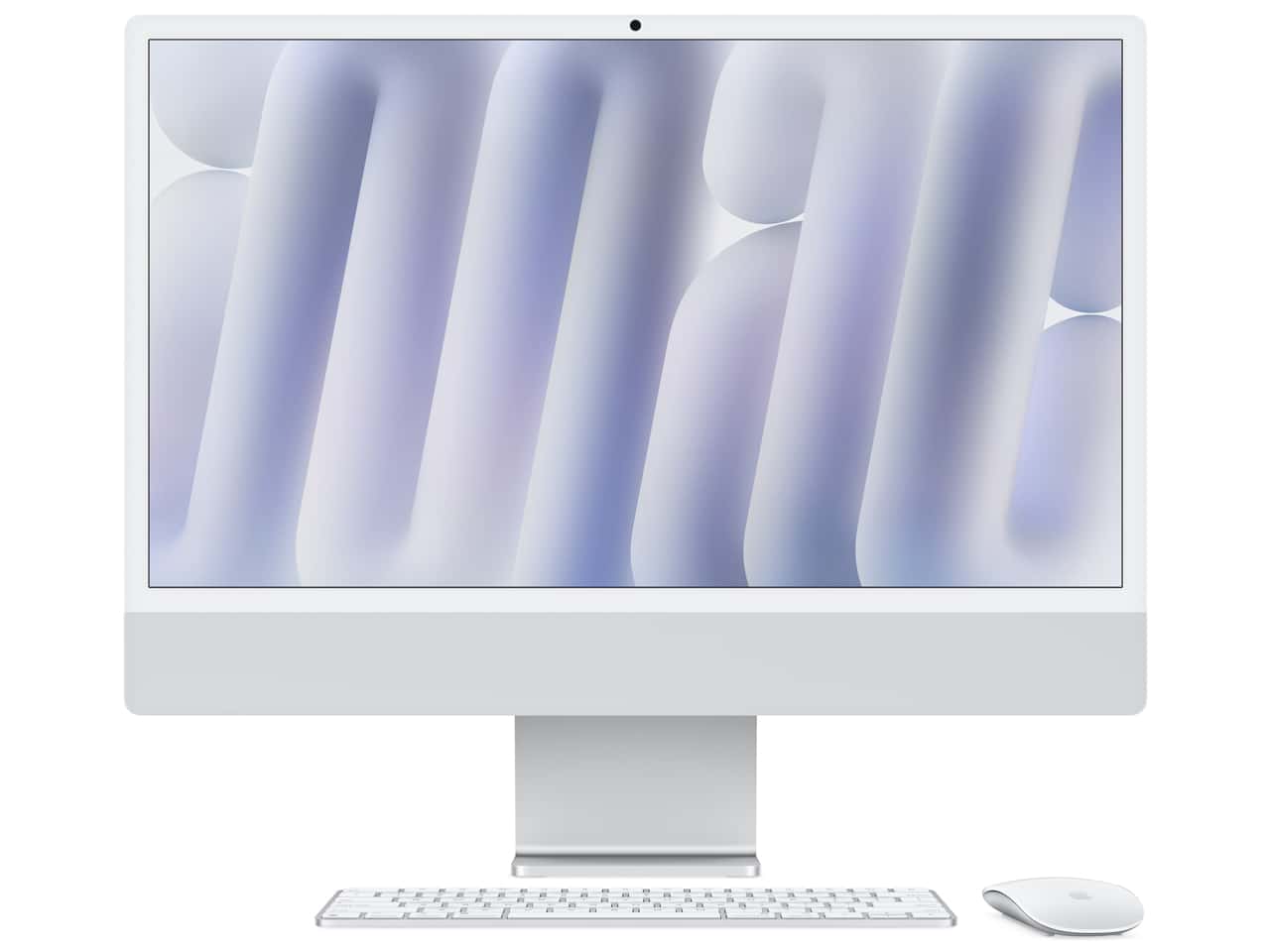 AppleiMac 24インチ Retina 4.5Kディスプレイモデル M4チップ 8コアGPU 256GB SSD 16GBメモリ MWUC3J/A [シルバー] Y通常配送商品