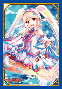 カードスリーブ　ヴァンガード　PR❤️ISM-Duo アリア　白ver. カードスリーブヴァンガードPR❤️ISM-Duo アリア白ver.