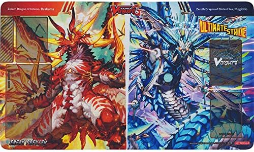 海外版究極超越 カートン開封特典プレイマット「 獄炎のゼロスドラゴン ドラクマ & 絶海のゼロスドラゴン メギド」