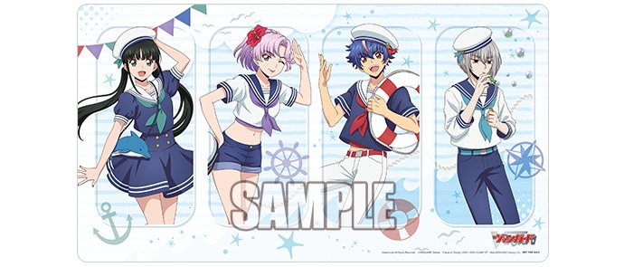 超勇爆裂杯限定マット特製ラバーマット「Marine style」