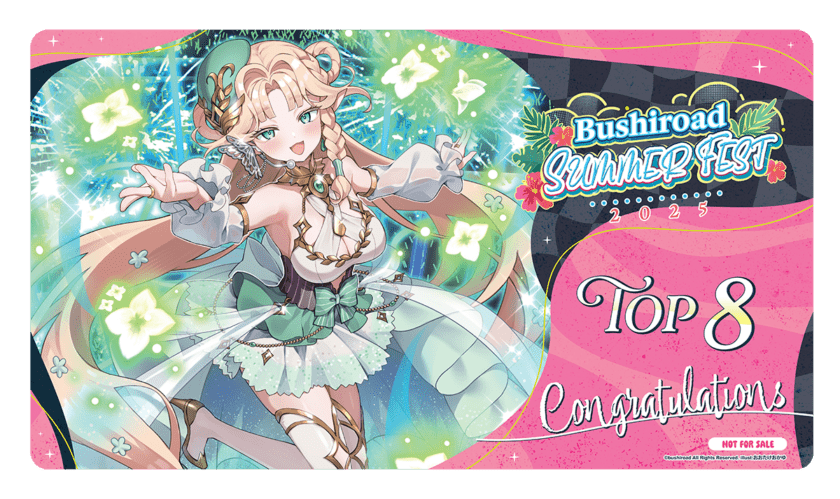 bushiroad spring fest 2025 top8 ラバーマット「華憐想奏 ルルーラティエ」