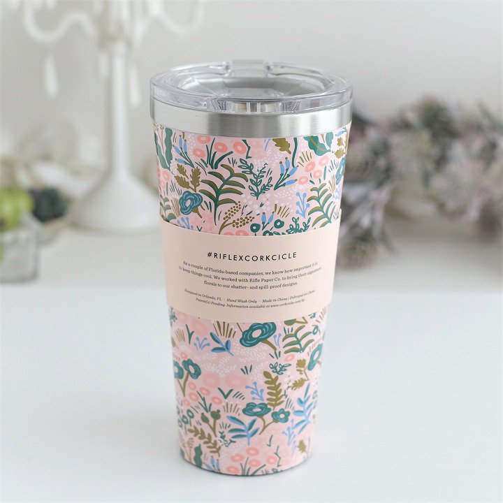 CORKCICLExRIFLE PAPER CO. TUMBLER TAPESTRY 470ml コークシクルxライフペーパーカンパニーコラボ タンブラー|キッチン雑貨|キッチン