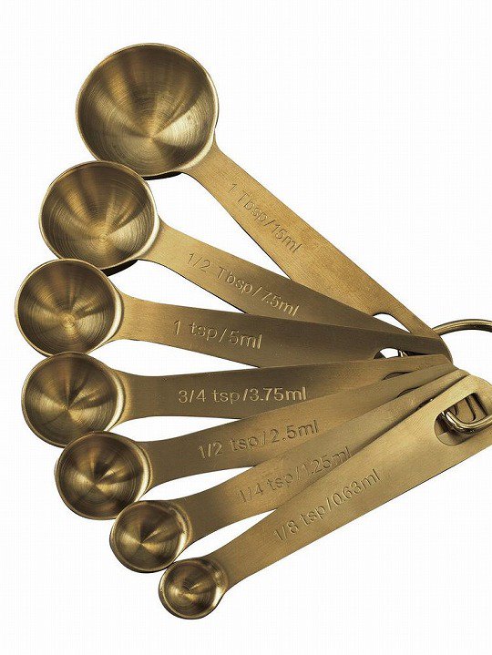 BONO BONO 計量スプーン7本セット ブラスカラー | キッチン,キッチン
