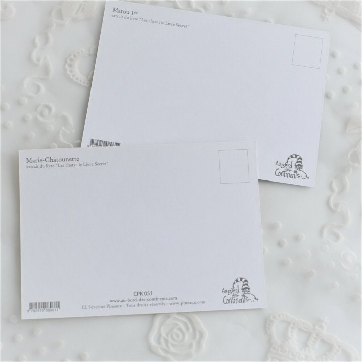 フランス製ポストカード2枚セット | リビング,ステーショナリー