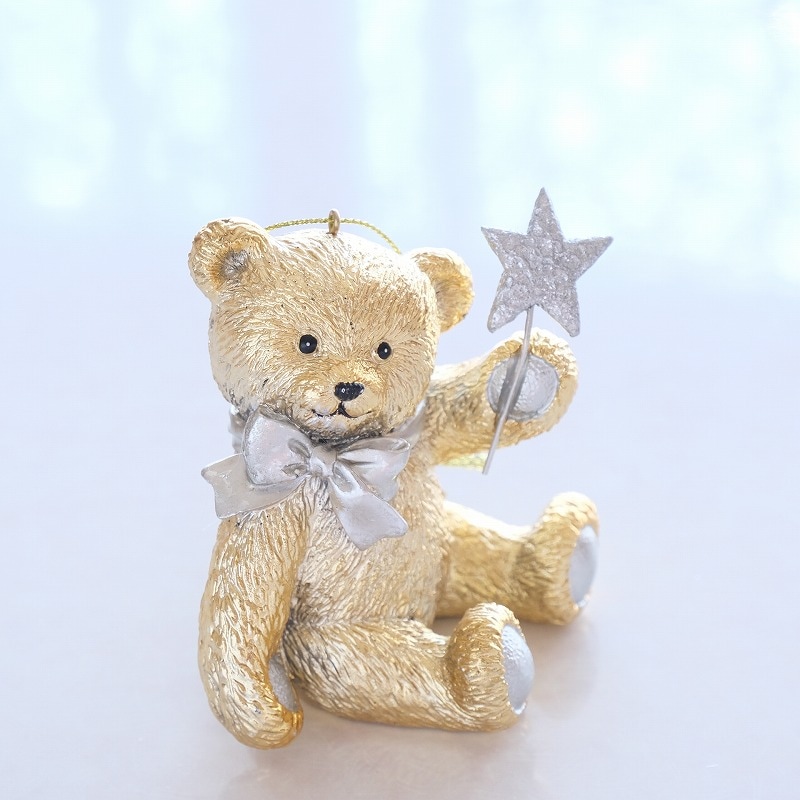 ゴールデンスターベアーオーナメント | クリスマス | Vanilla Rose