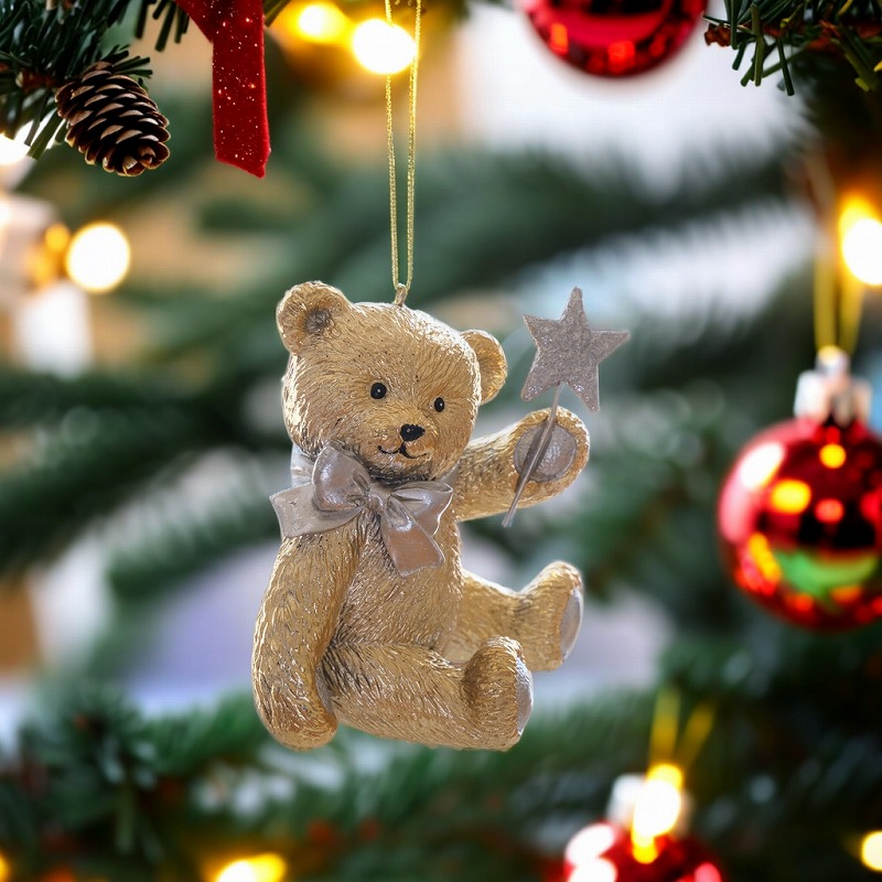 ゴールデンスターベアーオーナメント | クリスマス | Vanilla Rose