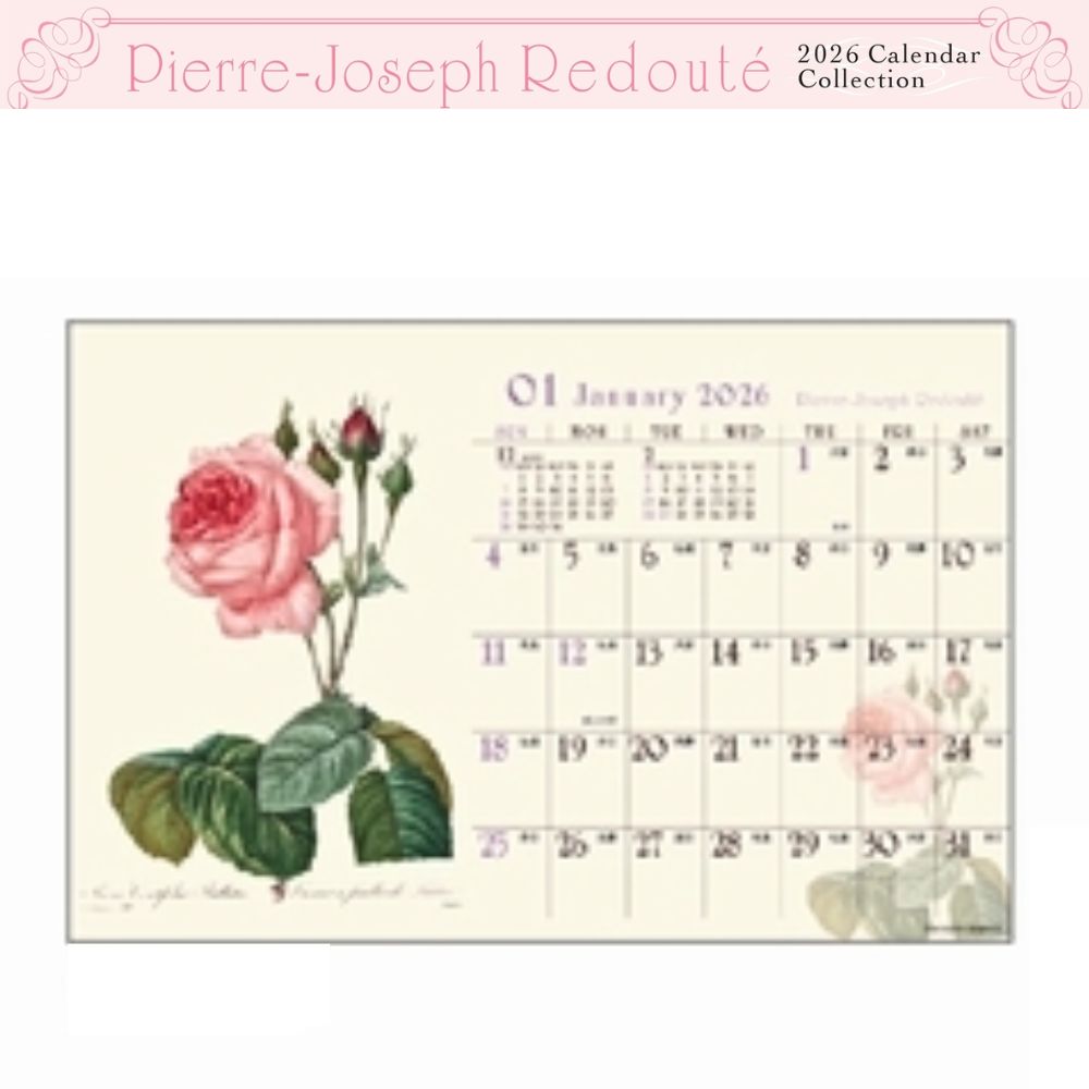 ルドゥーテローズ2026カレンダー 卓上 | リビング,カレンダー