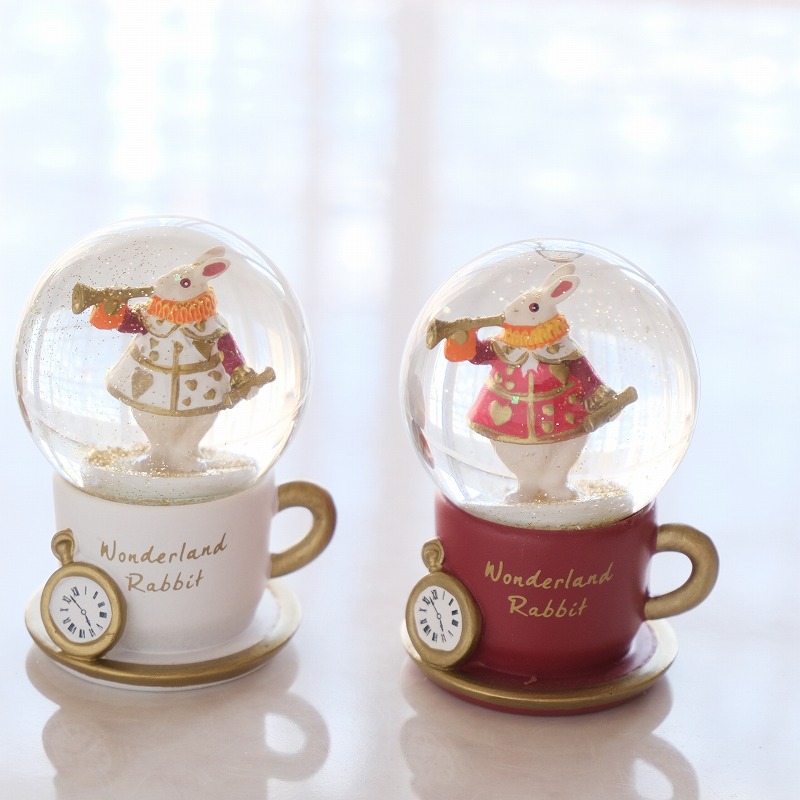 2個セット ワンダーラビットティーカップミニスノードーム