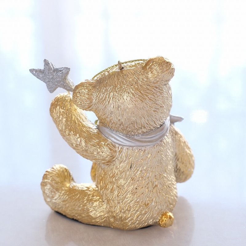 ゴールデンスターベアーオーナメント | クリスマス | Vanilla Rose