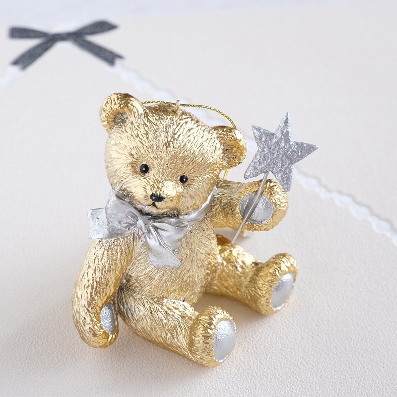 ゴールデンスターベアーオーナメント | クリスマス | Vanilla Rose