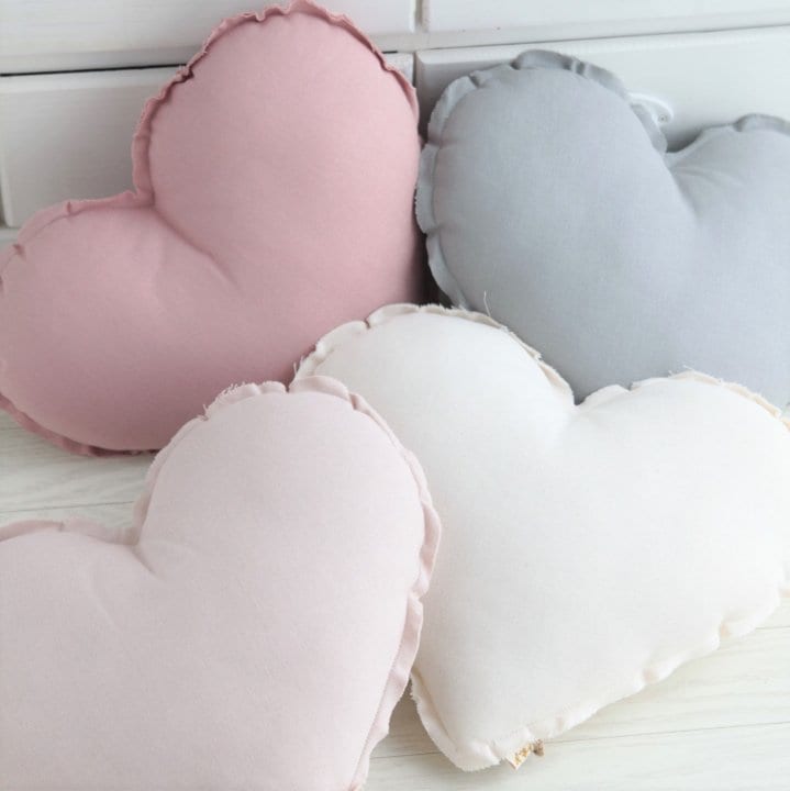Numero 74 Heart Cushions Pastel S (ヌメロ ハートクッション