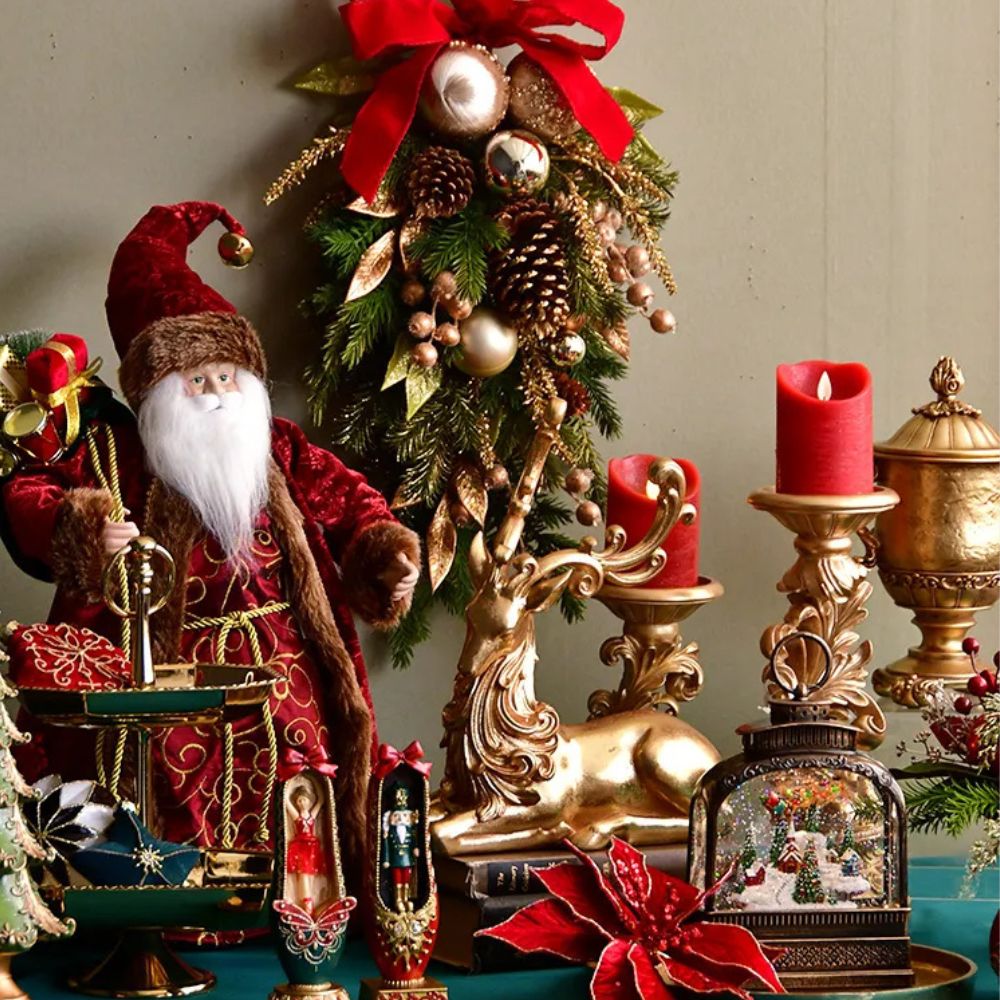 Wondise クリスマス フレームレス テーパーキャンドル タイマー付き 6