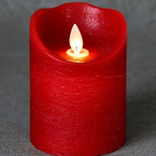 ブリーズLEDキャンドルライト レッド | リビング,ランプ