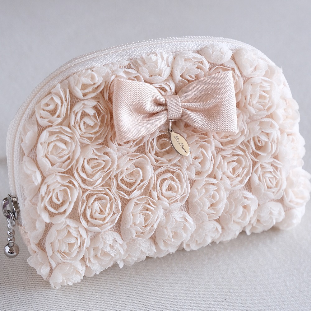 ミニローズ ジュエリーポーチ 3色 | ファッション,バッグ・ポーチ・傘