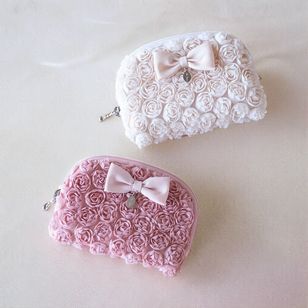 ミニローズ ジュエリーポーチ 3色 | ファッション,バッグ・ポーチ・傘