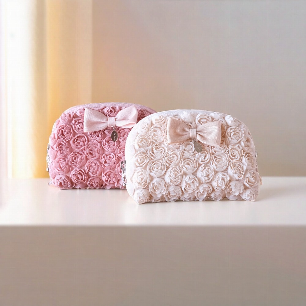 ミニローズ ジュエリーポーチ 3色 | ファッション,バッグ・ポーチ・傘