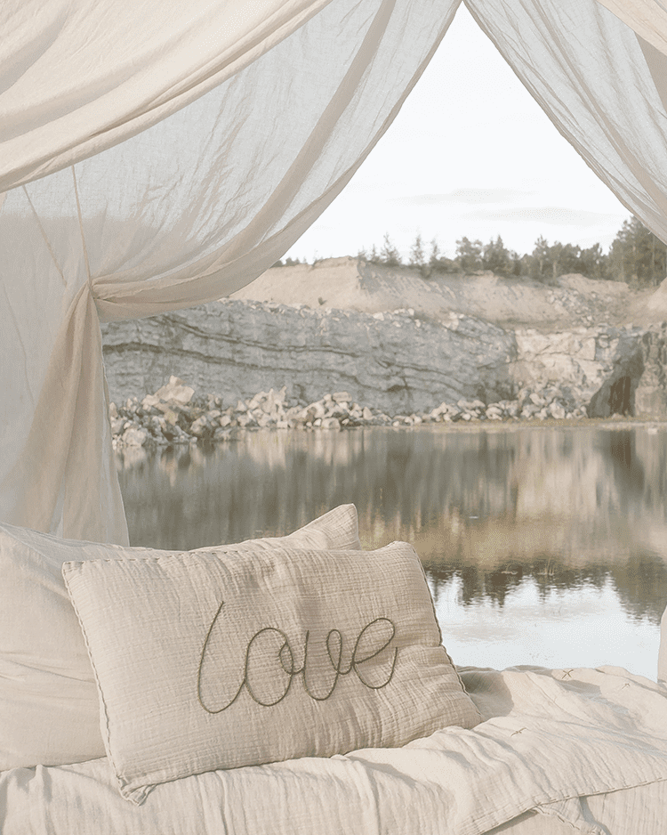 Numero74 Bed Drape Single Natural (ヌメロ74 ベッドドレープ 天蓋