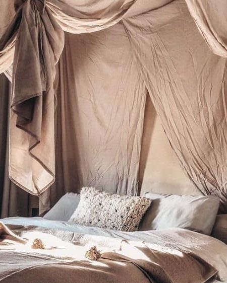 Numero74 Bed Drape Single Powder (ヌメロ74 ベッドドレープ 天蓋