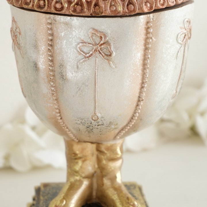 バロックラビットクロック小物入れ | リビング,インテリア雑貨