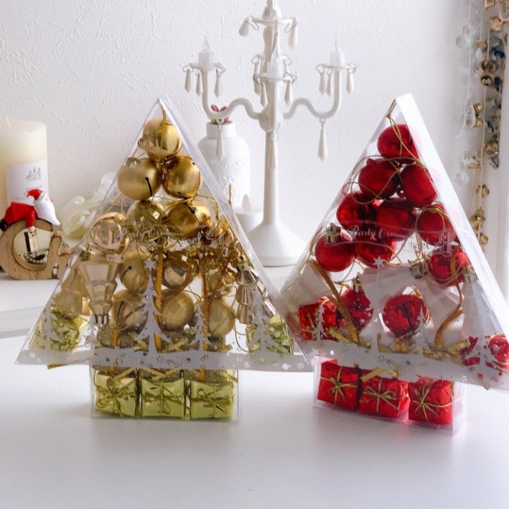 クリスマス パーティー オーナメント アソート24個セット レッド