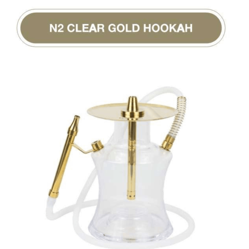 Oduman N2 Clear Gold Hookah オデュマン | シーシャパイプ,Oduman 