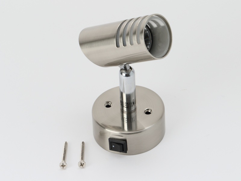 ひろまさ 211075】ハイパワー warmwhite LEDスポットライト シルバー