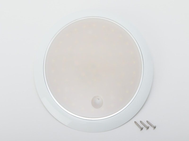 LEDスリムライト丸／白　12V/24V