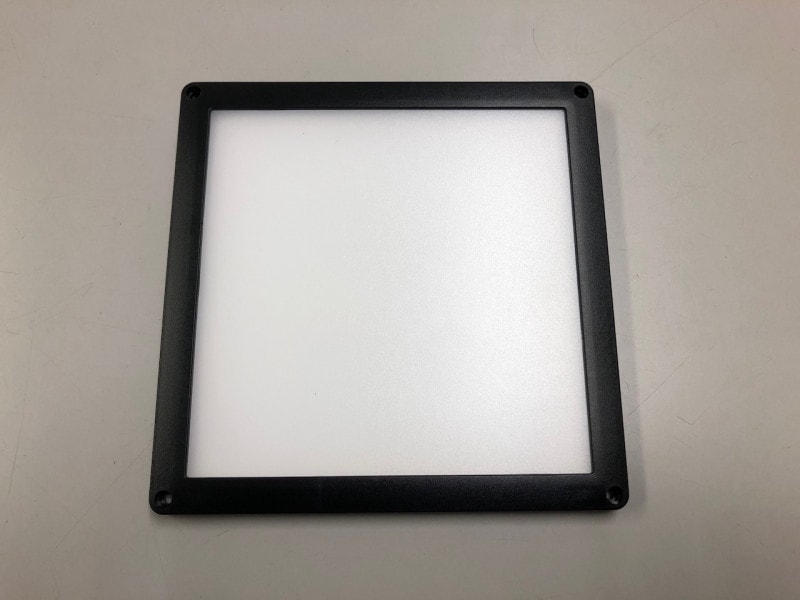 LEDフラットパネルライト BLACKフレーム 12/24V 6000K