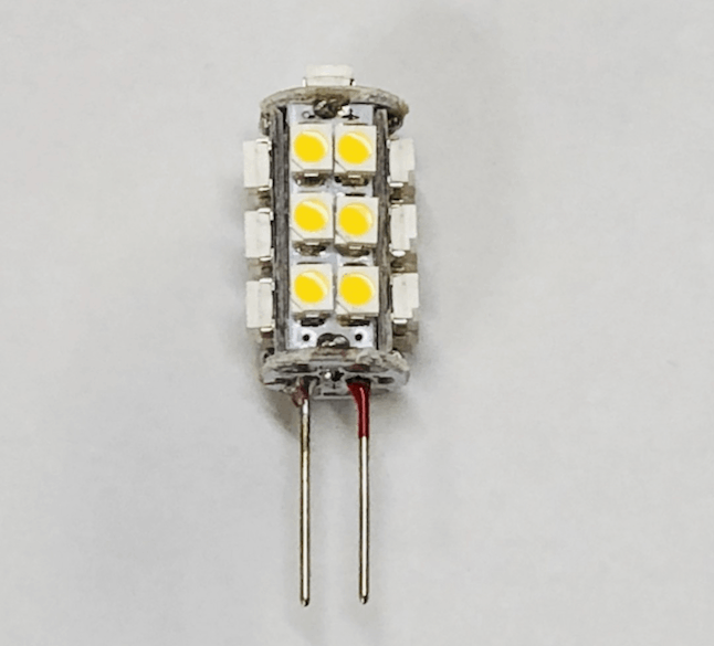 LED拡散ﾊﾞﾙﾌﾞ　G4ﾀｲﾌﾟ（12V,ｳｫｰﾑﾎﾜｲﾄ）