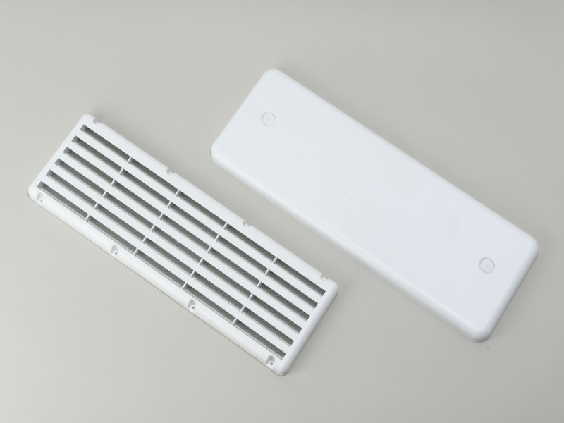 カバー付きベンチレーターグリル White360*120
