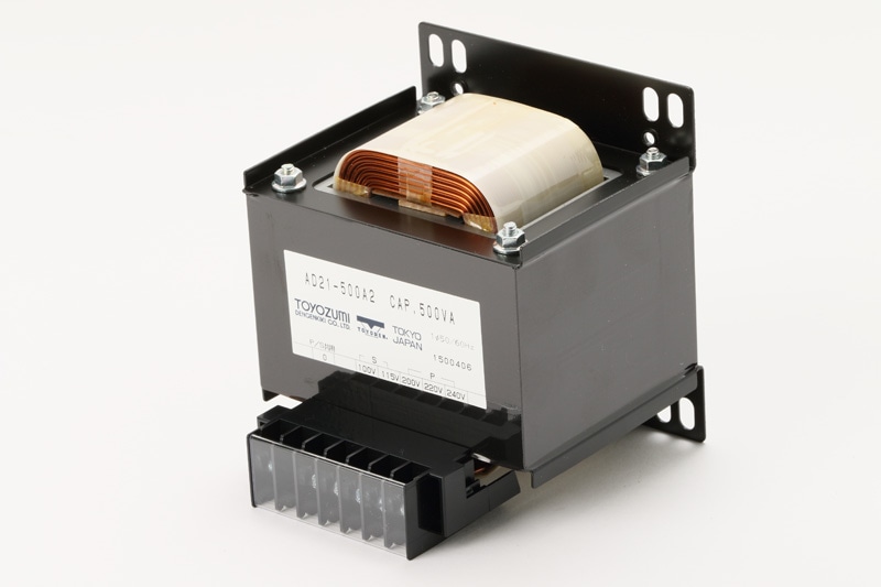 トランス 500W 入力200V、出力100V