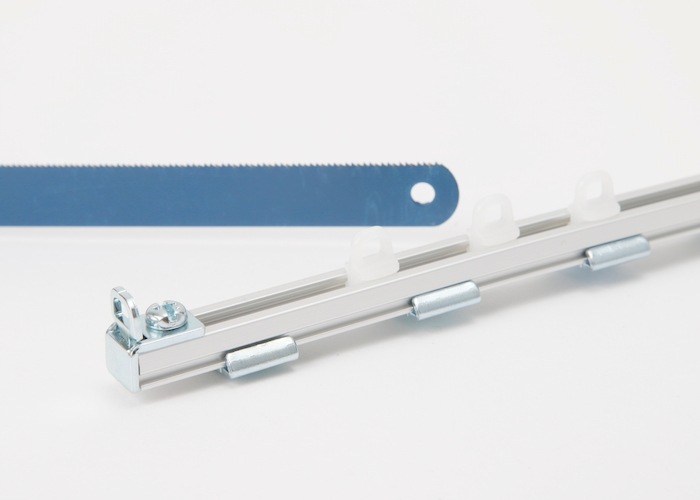 スリムカーテンレール ランナー付セット 1550ミリ