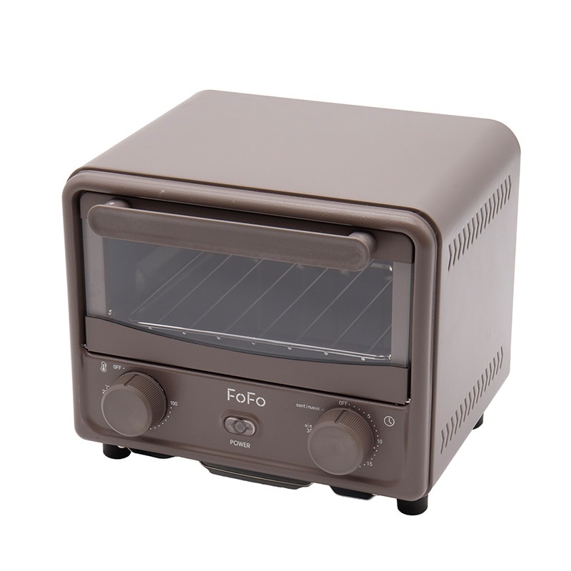新品未使用　オープントースター ミニオーブントースター(ココア色) FoFo