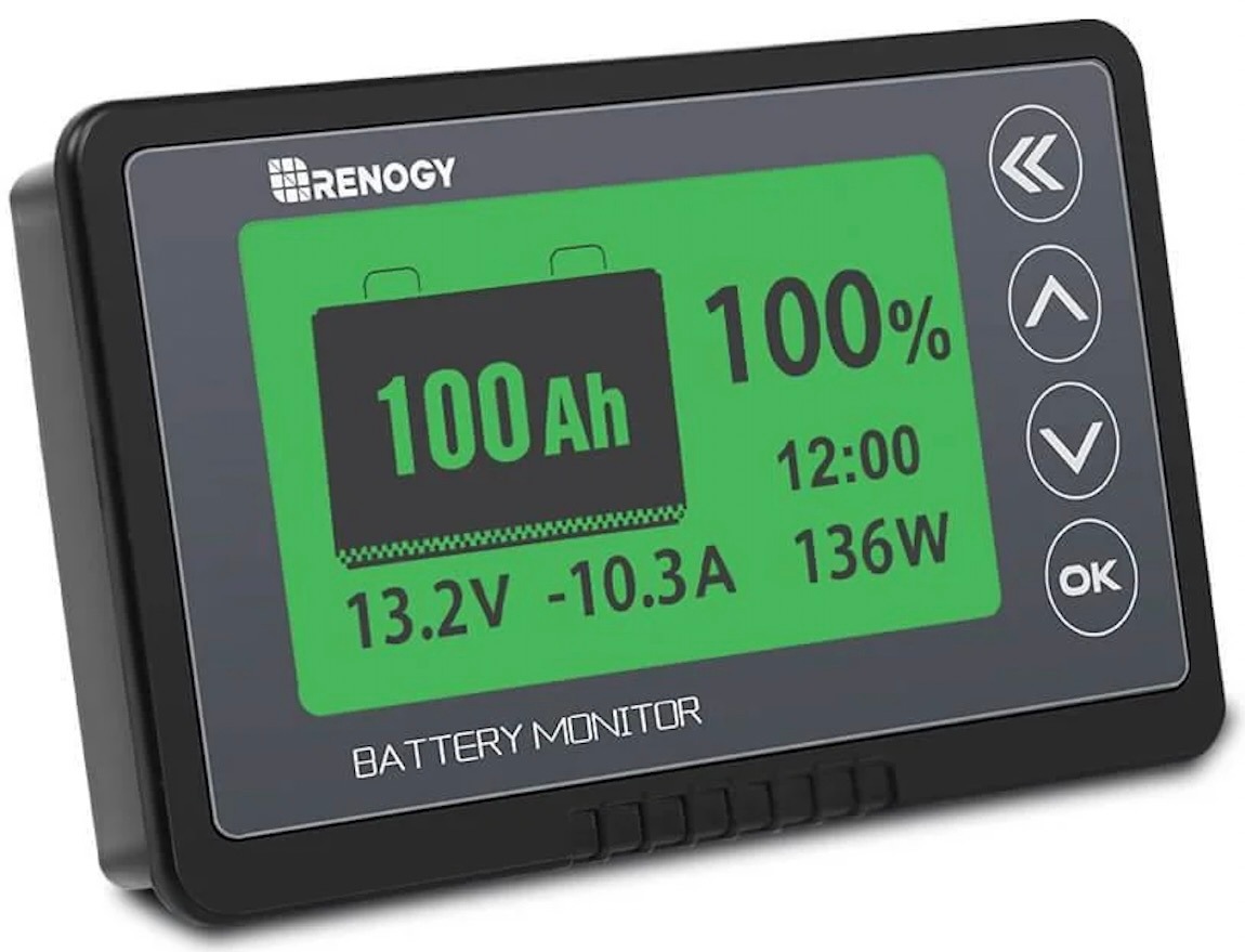 ﾊﾞｯﾃﾘｰﾓﾆﾀｰ電圧計＆電流計　RBM500