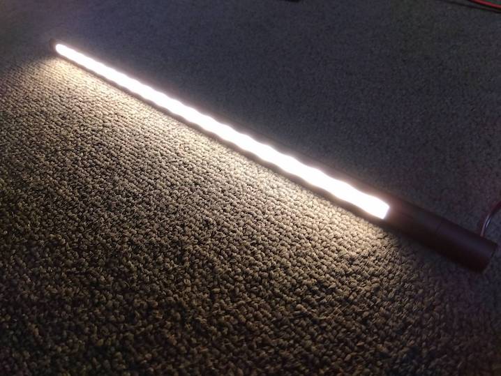 LEDバーライト 12V（warm white）　ブラック
