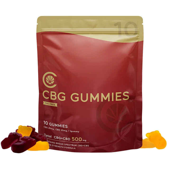 CannaTech CBG+CBDアイソレートグミ 10粒 (CBG25mg+CBD25mg/粒) 