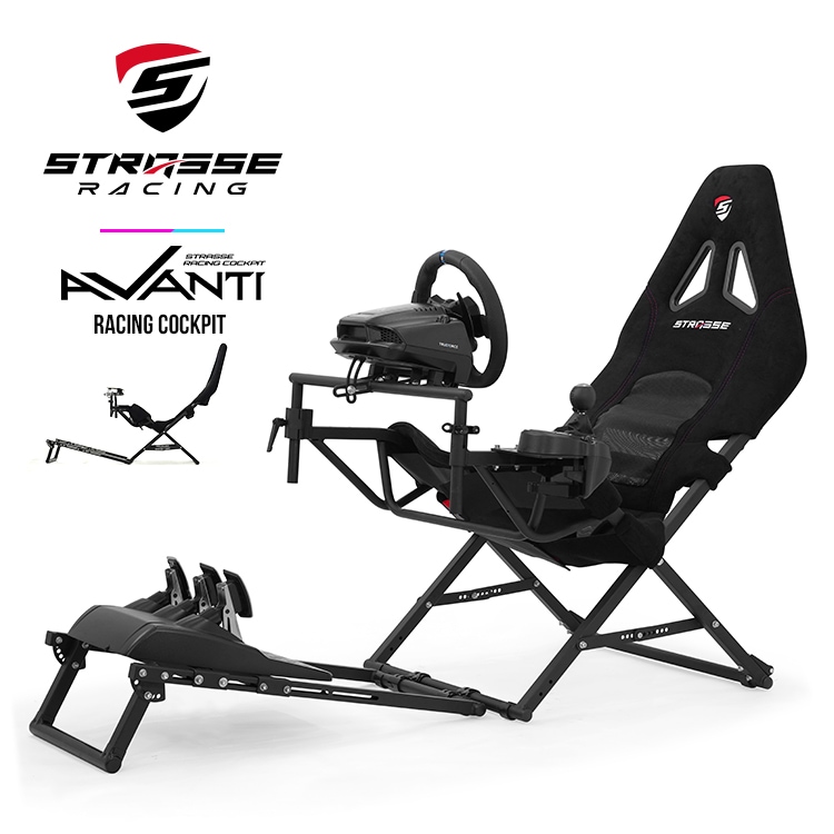 STRASSE AVANTI 折り畳みコックピットシート アヴァンティ Amazon.co.jp: STRASSE AVANTI ハンコン コックピット 折りたたみ